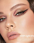evpct Light Khaki Shimmer Cream Eye Shadow Brightener Sticks Set for Eyes, Khaki Shimmery Matte Pencil Eye shadow Applicator Stick Pen Palette Makeup Waterproof sombras en crema para ojos 04#