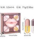 KISSIO Lip Plumper Set,Natural Lip Plumper ml*4