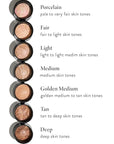 LAURA GELLER NEW YORK Award-Winning Baked Balance-n-Brighten To Go Color Correcting Powder Foundation - Fair - Buildable Light to Medium Coverage - Demi-Matte Natural Finish