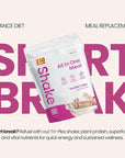310 Nutrition All-In-One Meal Replacement Shake Powder - Plant-Based Protein Smoothie Blend w/High Fiber, Probiotics & Adaptogens - Low Carb, Vegan, Keto & Paleo Friendly - Vanilla Cake - 28 Srv
