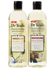 Dr. Teals Bath & Body Oil Variety Gift Set (2 Pack, 8.8oz Ea.) - Ultra Rich Shea Butter & Nourishing Coconut Oil - Essential Oils Hydrate Skin & Alleviate Daily Stress - At Home Spa Kit