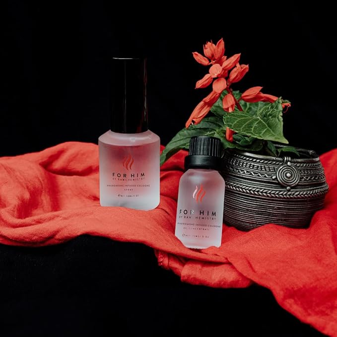 RawChemistry for Him Set - A Pheromone Infused Cologne Gift Set - Bold, Extra Strength Formula…