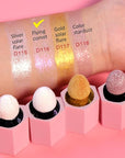 evpct Mermaid Pink Highlighter Makeup Liquid Blue Purple Palette Stick