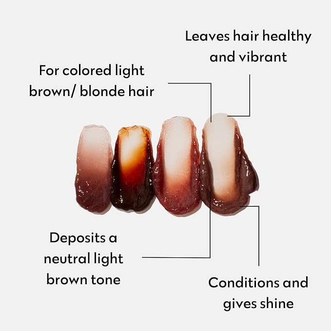 FOUR REASONS Color Mask - Latte - (27 Colors) Toning Treatment, Color Depositing Conditioner, Tone & Enhance Color-Treated Hair - Semi Permanent Hair Dye, Vegan and Cruelty-Free, 6.76 fl oz