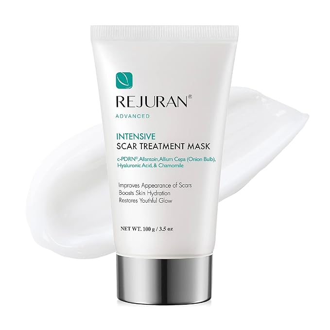 REJURAN® Advanced Intensive Scar Treatment Mask, c-PDRN® - Facial Wash-Off & Sleeping Mask for Soft, Smooth Skin Texture, Clinically Developed (3.52 oz)
