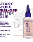 UNICORN SNOT Glitter Glue Primer | Sticky Stuff™ Peel Off Glitter Glue for Long-Lasting Perfection | Halloween Costume Makeup, Dries Clear