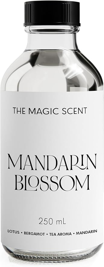 The Magic Scent Mandarin Blossom Diffuser Oil - Hotel & Home Luxury Scents Inspired by St. Regis Hotel, Maldives - Diffuser Oil Scents for Home Designed for Use in All Diffusers - 8.5 fl oz, 250 mL