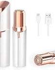 Facial Hair Removal for Women, Painless Face Shaver for Womens, Face Razors for Lip, Chin with USB Rechargeable, White