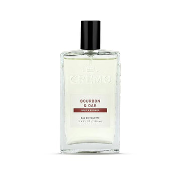 Cremo Cologne for Men - Bourbon & Oak Mens Cologne Spray - A Sophisticated Blend of Distiller’s Spice, Fine Bourbon and White Oak, Fragrances For Men, 3.4 Fl Oz