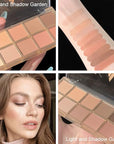 AMY'S DIARY 12Color Light Pink Purple Eyeshadow Palette, Long-Lasting, and Highly Pigmented. Elevate Your Eye Makeup– Unleash Your Unique Style (10 colors 09#)
