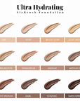 Jerome Alexander Airbrush Foundation Ultra Hydrating, Spray Foundation Makeup with 2x the Active Ingredients, Ultra-Light, Buildable, Full Coverage Formula (Light)