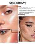 evpct Shimmer Highlighter Highlight Makeup Contour Palette iluminadores
