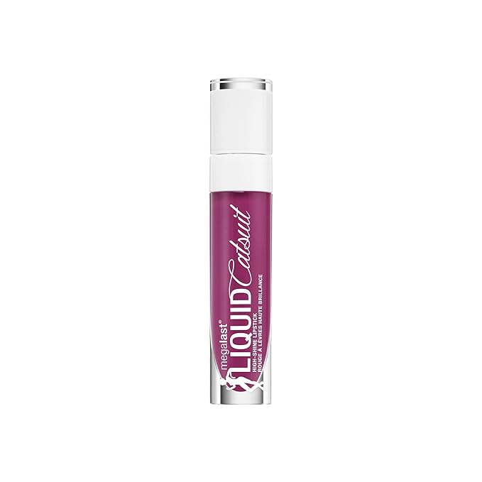 wet n wild Mega Last Catsuit High-Shine Liquid Lipstick Purple Berry Down Lo