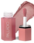 Palladio Liquid Blush for Cheeks & Lips 2-in-1 Makeup Face Blush, Weightless Cream Formula, Smudge Proof Long-Wearing Pigmented Blush, Natural Look Makeup Face Blushes, Shimmer Finish, Dainty