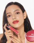 ETUDE Glow Fixing Tint #4 Chilling Red | Non-sticky Glossy Shine Lip stain | Fills up with comfortable moisture | Tinting for dry lips