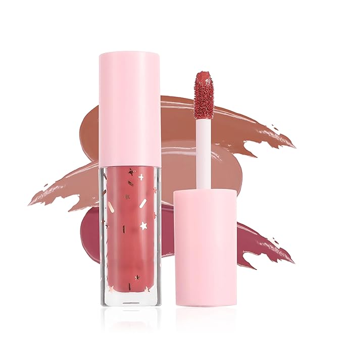 R.Y.M Pack of 12 Pcs Matte, Natural, Moisturizing, Plumper Lip Gloss Sets, Liquid Stick Set Long Lasting for Lip Color, Minimizes lip Wrinkles, with Beautiful Finish