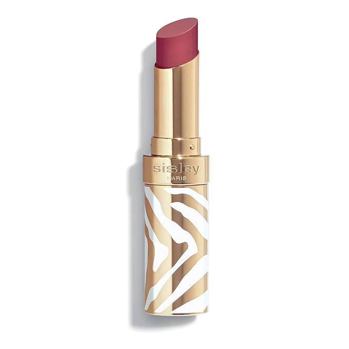 Sisley Paris Phyto-Rouge Shine, 21 Sheer Rosewood - Hydrating Shine Lipstick - Plumps & Smooths Lips - Sheer Color, Rich Texture, Intense Shiny Finish