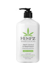 Hempz Body Lotion - Fresh Coconut & Watermelon Daily Moisturizing Cream, Shea Butter Body Moisturizer - Skin Care Products, Hemp Seed Oil - Large
