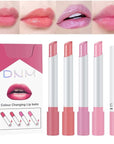 evpct 4 pk Mini Cigarette Color Changing Change Lipstick Sets PH Lip Balm Kit,DNM Litte Smoke Tube Red Lipstick Moisturizing Lip Stain Long Lasting Waterproof for Women labiales matte larga (A-Set05)