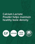 Standard Process Calcium Lactate Powder - Immune Support and Bone Strength - Bone Health and Muscle Supplement with Magnesium and Calcium - 12 Ounces