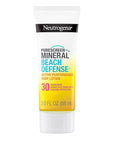 Neutrogena Purescreen+ Mineral Beach Defense Active Performance Body Lotion Sunscreen with Broad Spectrum SPF 30, Quick Drying and Water-Resistant 80 Minutes UVA/UVB Protection, 3.0 fl. oz