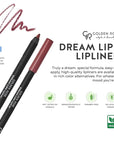 Golden Rose Dream Lips Lipliner - Long-Lasting, Highly Pigmented, Easy-to-apply Lip Pencil (531)