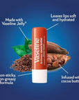 Vaseline Lip Therapy Cocoa Butter Lip Balm, 6 Pack, 0.16 Oz Ea