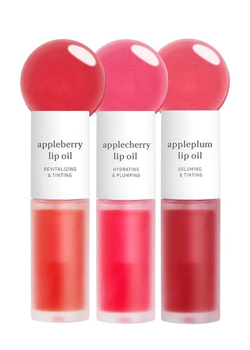 NOONI Appleseed Lip Oil Set - Appleberry & Lip