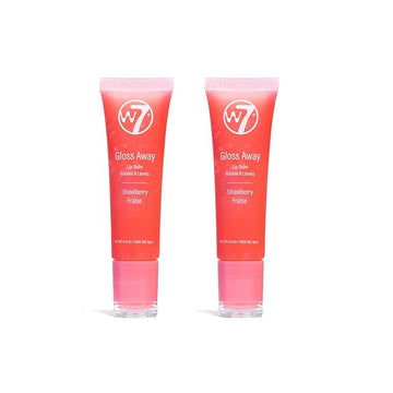 Wloss Away Lip Balm - 2 Piece Set - Strawberry 7 G