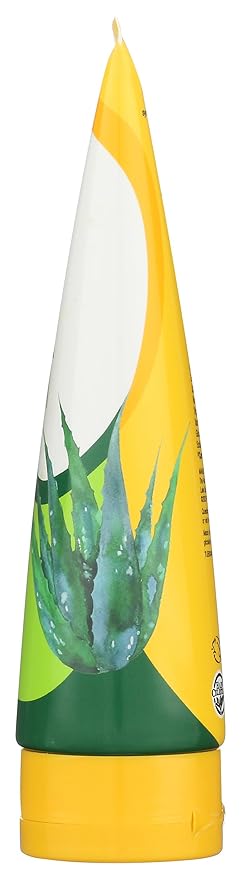 Alba Botanica Aloe Vera Gel for Skin, Cooling After Sun Treatment for Face and Body, Made with Purity Certified 80% Aloe Vera Gel Formula, 8 fl. oz. Tube