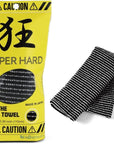 Exfoliating Washcloth [Made in Japan] Extra Long Exfoliating Towel Special Texture Makes Fluffy Foam Lather, Back Scrubber, Dead Skin Cell Remover, Loofah for Women and Men (Black)