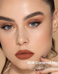 evpct Caramel Matte Cream Eye Shadow Brightener Sticks Set for Eyes, Caramel Matte Pencil Eye shadow Applicator Stick Pen Palette Makeup Waterproof sombras en crema para ojos 30#