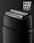 Royal Clips - Fade Kit 2.0 Foil Shaver - Professional Hair Shaver for Men - Three Blade Design for Close Shave- Cordless & Rechargeable - Hypoallergenic Blades - LCD Screen (Black)