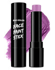 BAD COLOR Light Purple Face Paint Stick, Cream Lavender Periwinkle Eye Black, Sweatproof Waterproof for Sports Violet Lilac Halloween SFX Ursula Cosplay Costume Makeup
