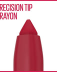 Maybelline Super Stay Ink Crayon Matte Longwear Lipstick Makeup, 125 Check Yourself, 0.04 oz