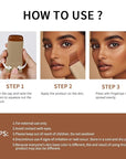 Beauty Balm Serum Boosted Skin Tint, Lightweight Solid Tinted Hydrating Serum Foundation Contour Stick for Women, Sheer to Medium Coverage, Radiant & Dewy Finish for Face Makeup (#01)