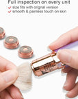 Facial Hair Remover Replacement Heads Gen 2 Double Ring Compatible with Flawless Facial Hair Removal Tool Generation 2