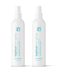 BRIOTECH Topical Skin Spray, Hypochlorous Acid Spray for Body & Face, Eyelid Cleanser, HOCl Facial Mist, Support Against Irritation, Calm Redness, Soothe Foot & Scalp, 8oz (2 Pack)