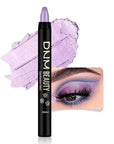 evpct Light Purple Shimmer Cream Eye Shadow Brightener Sticks Set for Eyes, Light Purple Shimmery Matte Pencil Eye shadow Applicator Stick Pen Palette Makeup Waterproof sombras en crema para ojos 08#