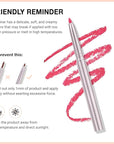 evpct Silky Lip Liner Pencil Retractable, Carmine Red Smooth Lip Liner Creamy Velvet Lipliner Long-Lasting for Korean Makeup Contouring Matte Lip High Pigmented Rich Colors Crayon Lipstick Pen 07