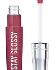 Rimmel Stay Glossy Lip Gloss - Non-Sticky and Lightweight Formula for Lip Color and Shine - 340 Captivate Me!, .18oz