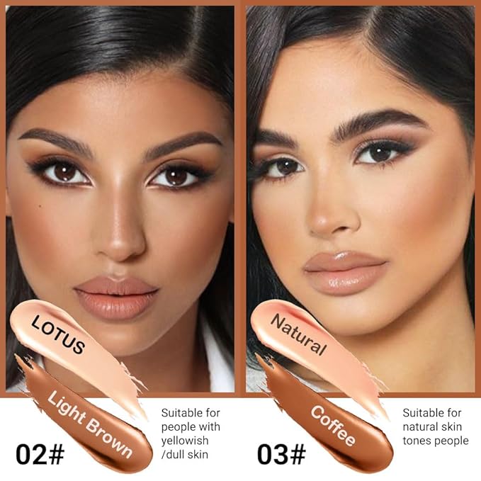 evpct 4 Color Contour Stick Makeup Set Concealer