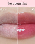NOONI Korean Hydrating Lip Oil - Appleplum | Long-Lasting, Moisturizing, Plumping, Revitalizing for Dry Lips, Waterproof, No Peel Off, Korean Tint, Hydrating, Nourishing Crystal Clear, 0.12 FL Oz