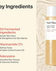 numbuzin No.3 Super Glowing Essence Toner, Fermented Toner for Skin Glow & Texture, Bifida, Niacinamide, Hydrating, Radiance-Boosting Essence, Fragrance-Free, 6.76 fl oz (200ml)