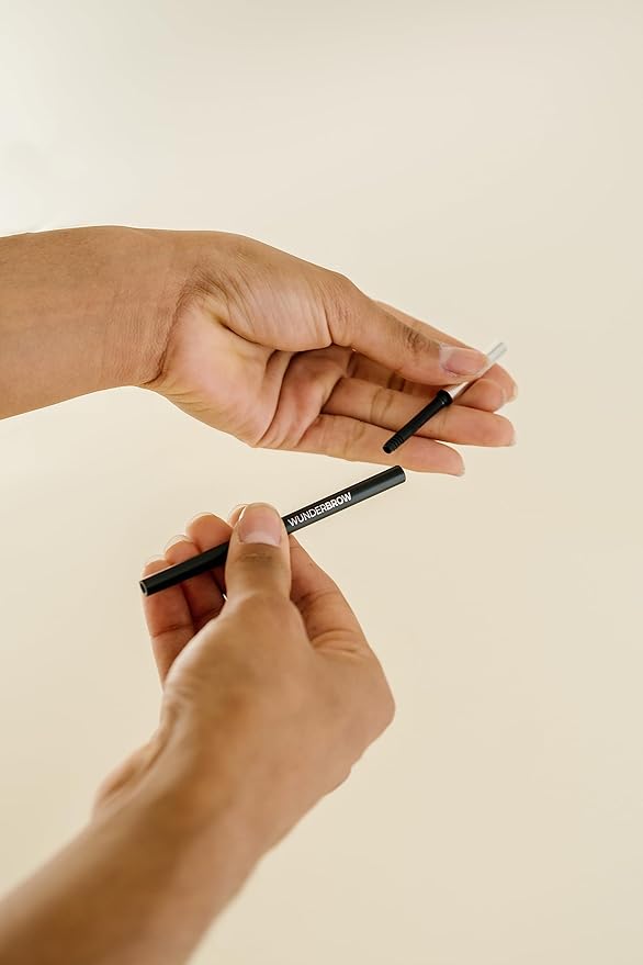 WUNDERBROW Micro-Sculpt Refillable Brow Pencil Refills, Includes 2 Refillable Cartridge's (Brunette)