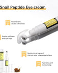 Snail peptide eye cream for