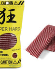Exfoliating Washcloth [Made in Japan] Extra Long Exfoliating Towel Special Texture Makes Fluffy Foam Lather, Back Scrubber, Dead Skin Cell Remover, Loofah for Women and Men (Red)