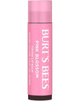 Burts Bees Tinted Lip Balm Pink Blossom; 8 Hour Moisture; Provides a Hint of Color; Nourishing Shea Butter; 100% Natural Origin; 1 Tube; 0.15 Oz. (Package May Vary)