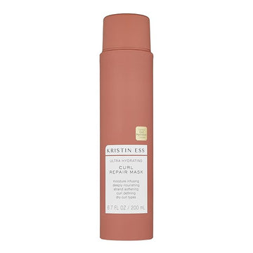 Kristin Ess Hair Ultra Hydrating Curl Repair Hair Mask with Shea Butter - Deep Conditioner Treatment for Dry Damaged Curly Hair, Vegan, Color + Keratin Safe, 6.7 fl oz (Pack of 1)