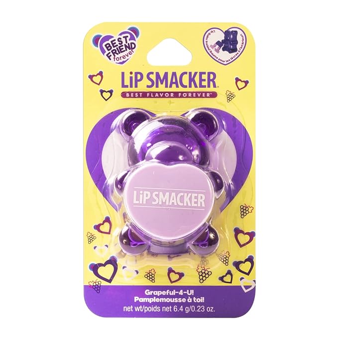 Lip Smacker Sugar Bear Lip Balm Grapeful-4-U (Pack of 2)